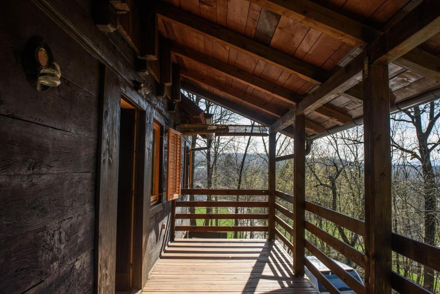 Wooden House Near The River Kupa Kamanje ภายนอก รูปภาพ